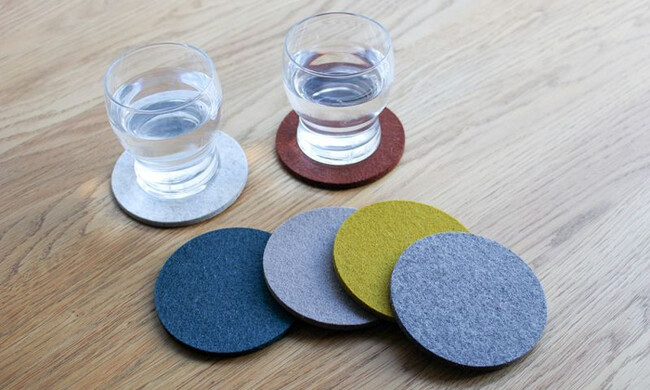 フェルト ラウンドコースター φ9cm 