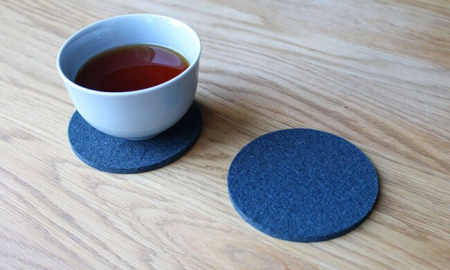 フェルト ラウンドコースター φ9cm 