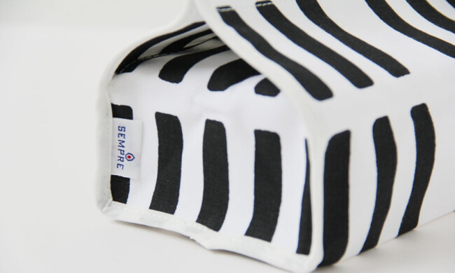 ティッシュケースカバー SIENA / ブラック 