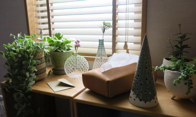 ティッシュカバー・ティッシュケース オイルドレザー 