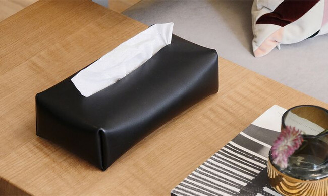 ティッシュカバー・ティッシュケース オイルドレザー 