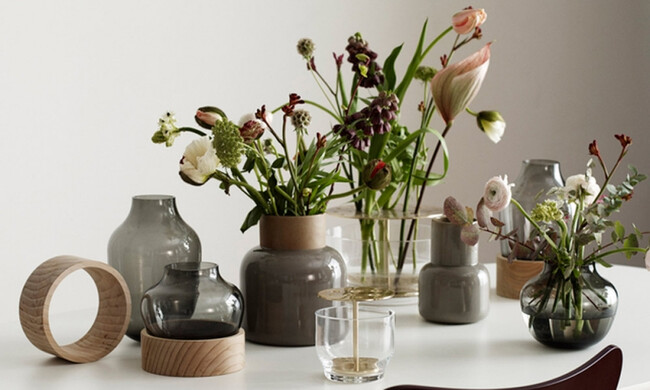 イケバナベース スモール / 真鍮ラッカー Ikebana Vase 