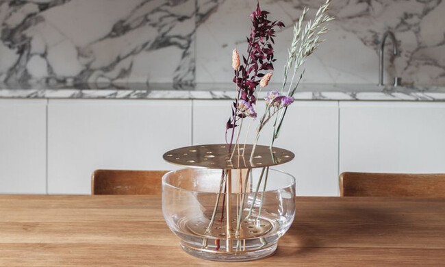 イケバナベース ラージ / 真鍮ラッカー Ikebana Vase 