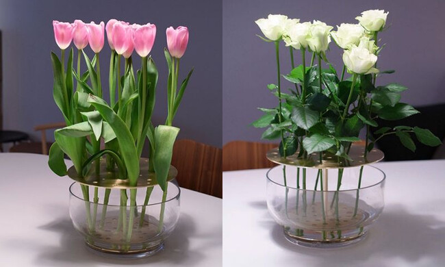 イケバナベース ラージ / 真鍮ラッカー Ikebana Vase 