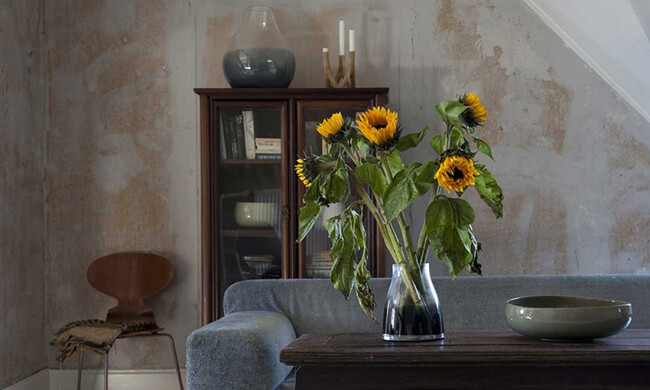 フラワーベース no.2 インディゴブルー 