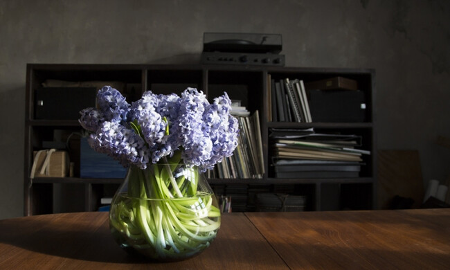 フラワーベース no.23 インディゴブルー 