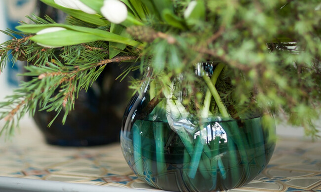 フラワーベース no.23 インディゴブルー 