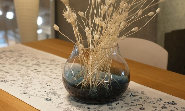 フラワーベース no.23 インディゴブルー 