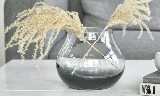 フラワーベース no.23 スモークグレー 