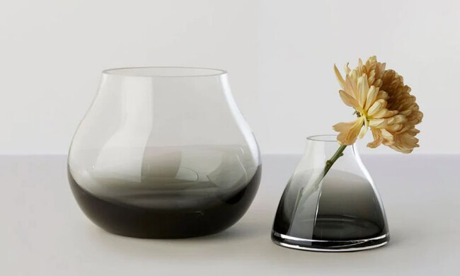 フラワーベース no.23 スモークグレー 