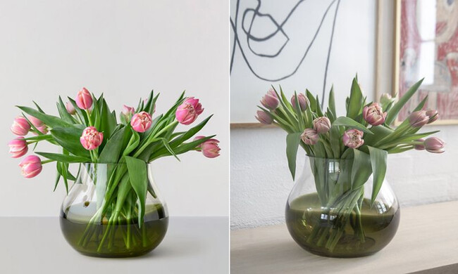 フラワーベース no.23 モスグリーン 