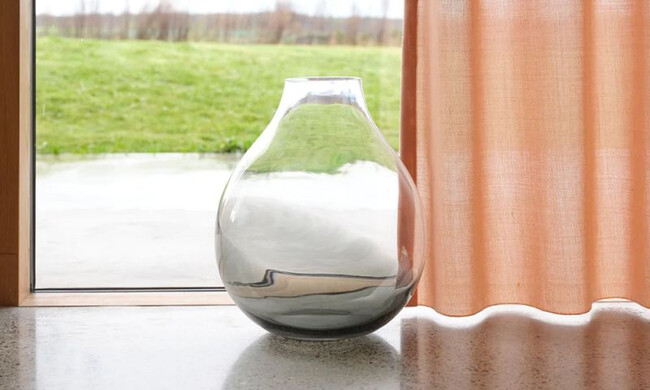 フラワーベース no.24 スモークグレー 