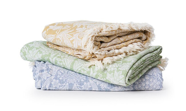 ガーゼコットンスロー サンフラワー / ゴールド 