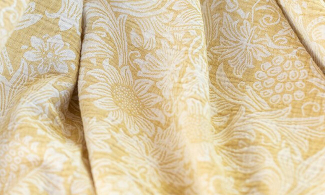 ガーゼコットンスロー サンフラワー / ゴールド 