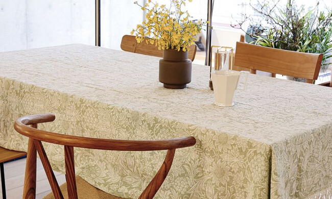 ガーゼコットンスロー サンフラワー / グリーン 