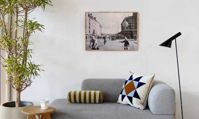 ポスター SKANSTULL STOCKHOLM / 50×70cm / オークフレーム 