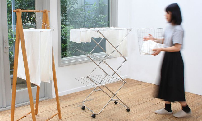 タワー型室内物干し 