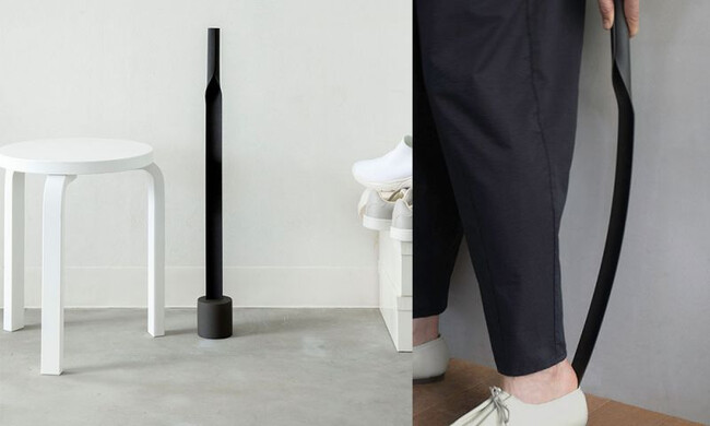 靴べらL Shoehorn ブラック 