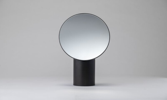 ナピュア メイクアップミラー（ブラック） 