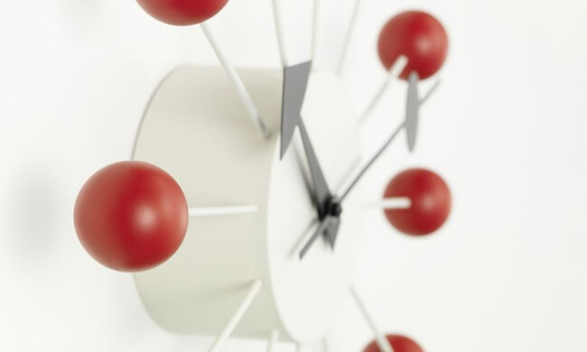 ボールクロック レッド Ball Clock / ネルソンクロック 