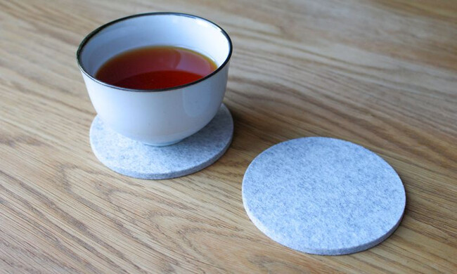 フェルト ラウンドコースター φ9cm 