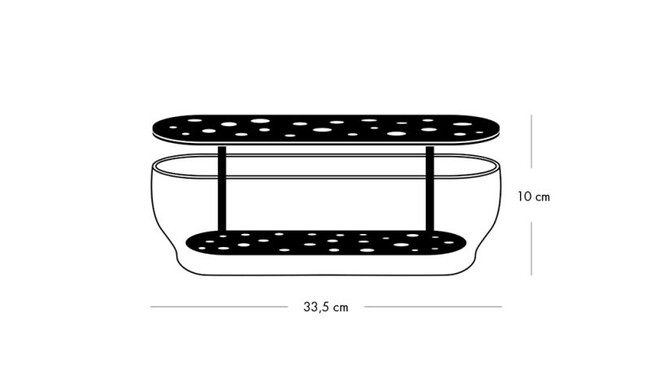 イケバナベース ロング / 真鍮ラッカー Ikebana Vase 