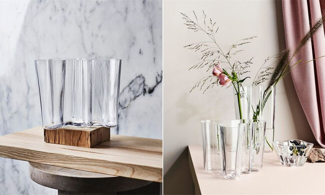 アルヴァ アアルト フラワーベース160mm / クリア 