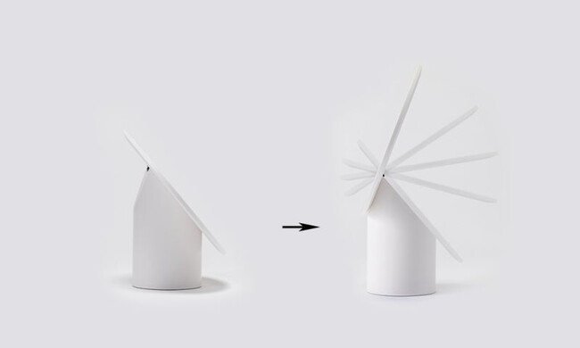 ナピュア メイクアップミラー（ホワイト） 