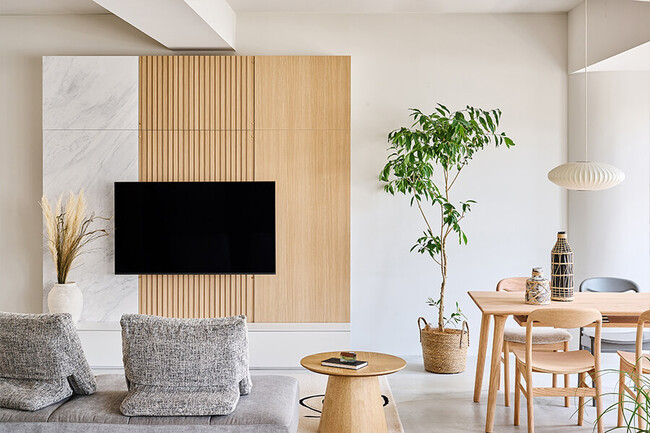 CEBU（セブ）テレビボード（Col-03） CEBU D25 210T-M(H216-239cm) /Col-03