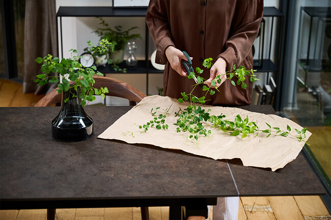 RECO plus（レコプラス）ダイニングテーブル セラミック（ロータスブラウン） ロータスブラウン