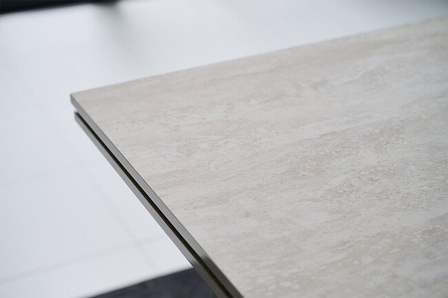 RECO plus（レコプラス）ダイニングテーブル セラミック（トラバーチン） トラバーチン