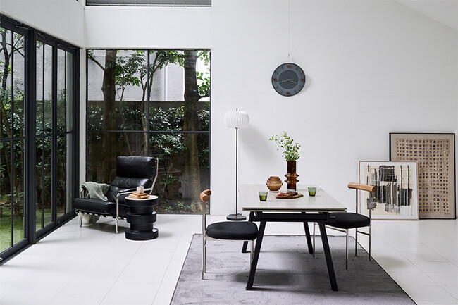 RECO plus（レコプラス）ダイニングテーブル セラミック（トラバーチン） トラバーチン