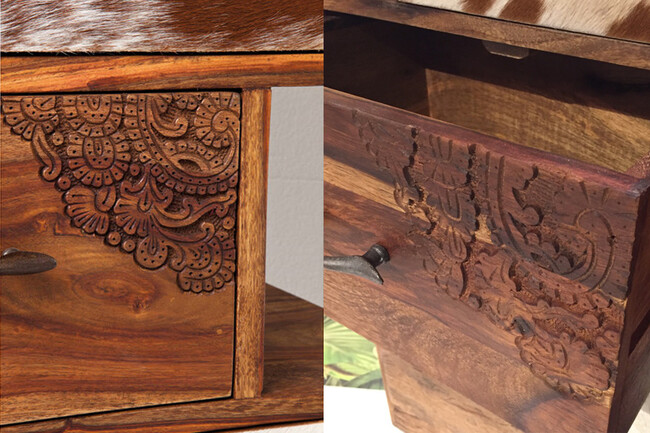 ロデオジグザグ（6Drw） キャビネット 