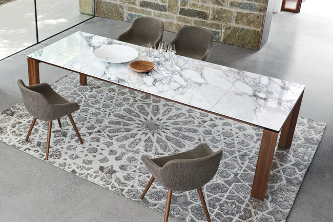 カリガリス オムニア ダイニングテーブル (セラミック) ／ Calligaris OMNIA ceramic Dining table[CS4058-R 160] P2C 