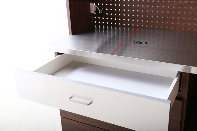 LUCIDO（ルシード）120/105オープンダイニングボード ウォールナット色 