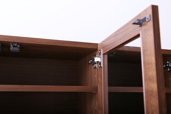 LUCIDO（ルシード）120/105オープンダイニングボード ウォールナット色 