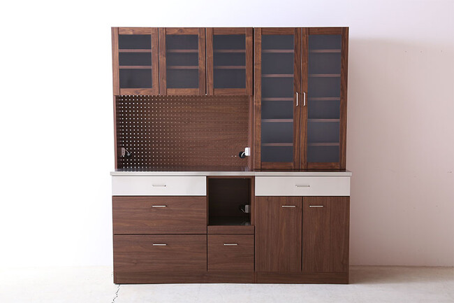 LUCIDO（ルシード）120/105オープンダイニングボード ウォールナット色 