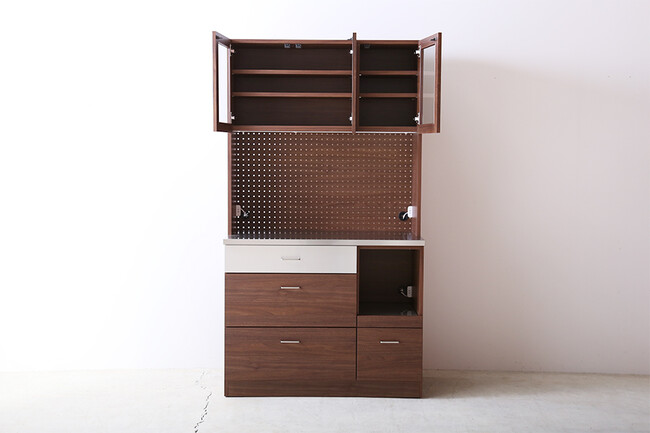 LUCIDO（ルシード）120/105オープンダイニングボード ウォールナット色 105サイズ　ウォールナット色