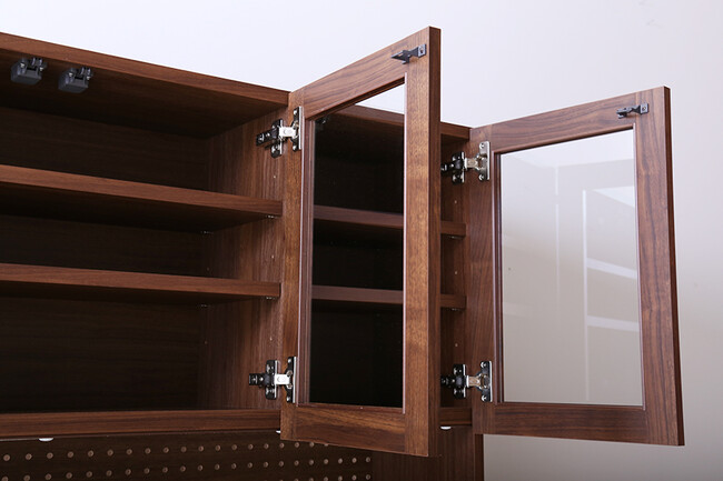 LUCIDO（ルシード）120/105オープンダイニングボード ウォールナット色 