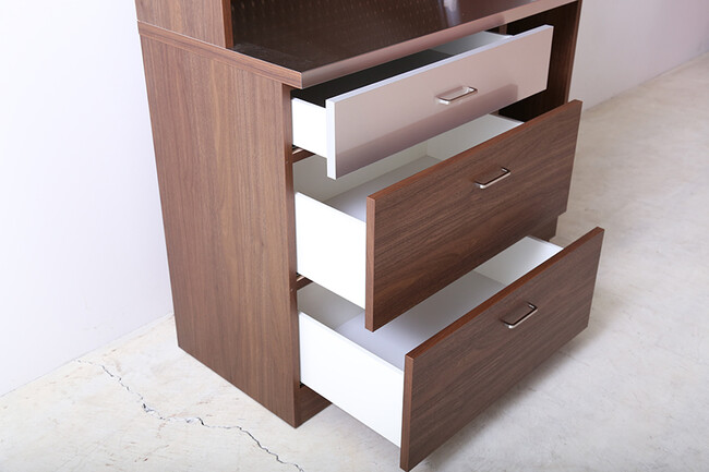 LUCIDO（ルシード）120/105オープンダイニングボード ウォールナット色 