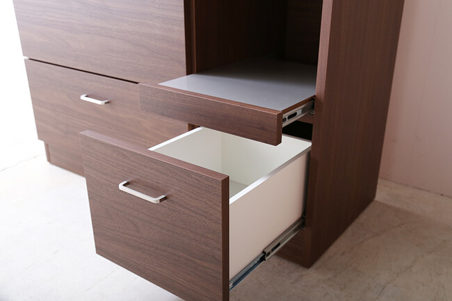 LUCIDO（ルシード）120/105オープンダイニングボード ウォールナット色 