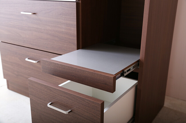 LUCIDO（ルシード）120/105オープンダイニングボード ウォールナット色 