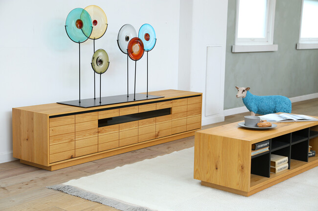 CUDDLE（カドル） テレビボード W175 ホワイトオーク W200