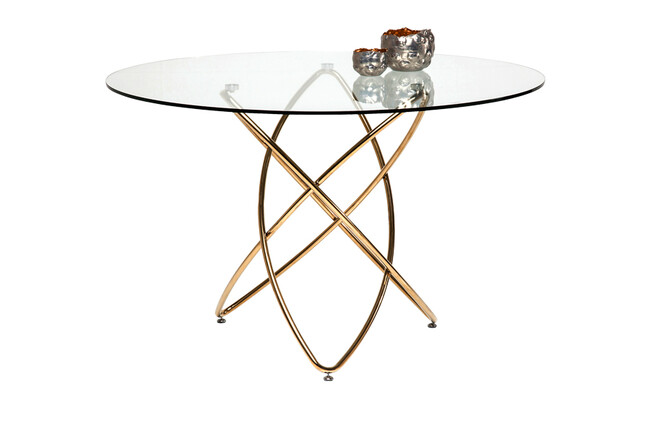 モレキュラーゴールド O120cm ダイニングテーブル 