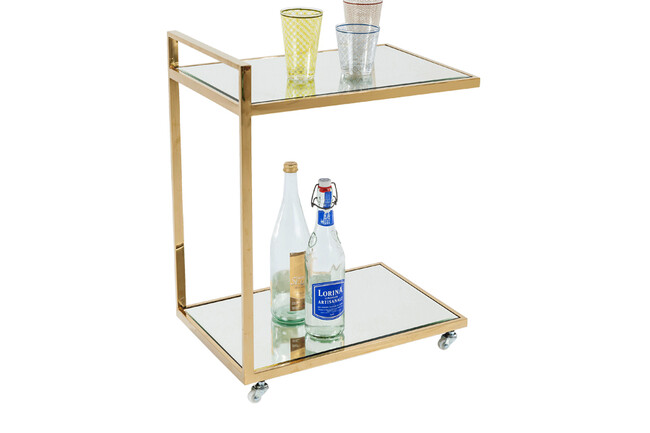 クラッシーゴールド トレイテーブル/ワゴン 