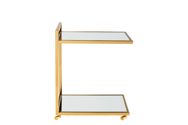 クラッシーゴールド トレイテーブル/ワゴン 