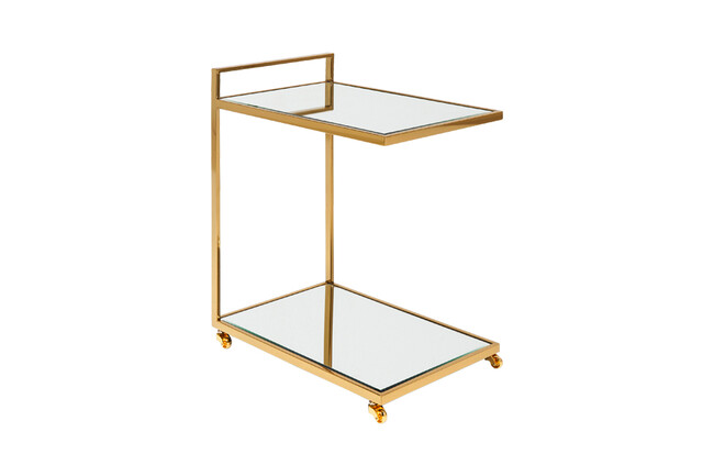 クラッシーゴールド トレイテーブル/ワゴン 