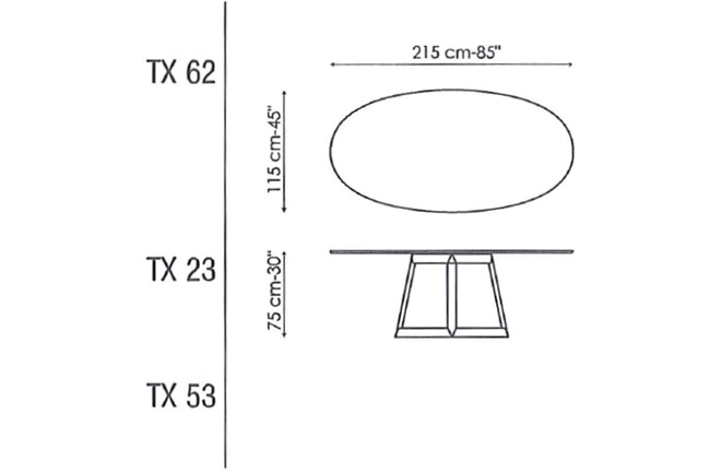 BONALDO(ボナルド) Greeny ダイニングテーブル 