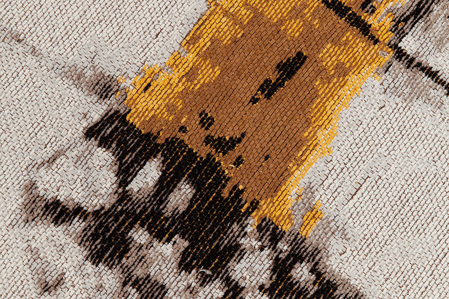 アブストラクトグレーライン 240x170cm カーペット * 