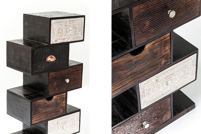 フィンカジグザグ（6Drw） キャビネット 